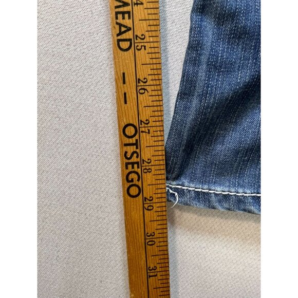 Buffalo David Bitton King Men's Slim Boot Jeans Stretch Size 32x30 Blue Denim - Picture 8 of 12